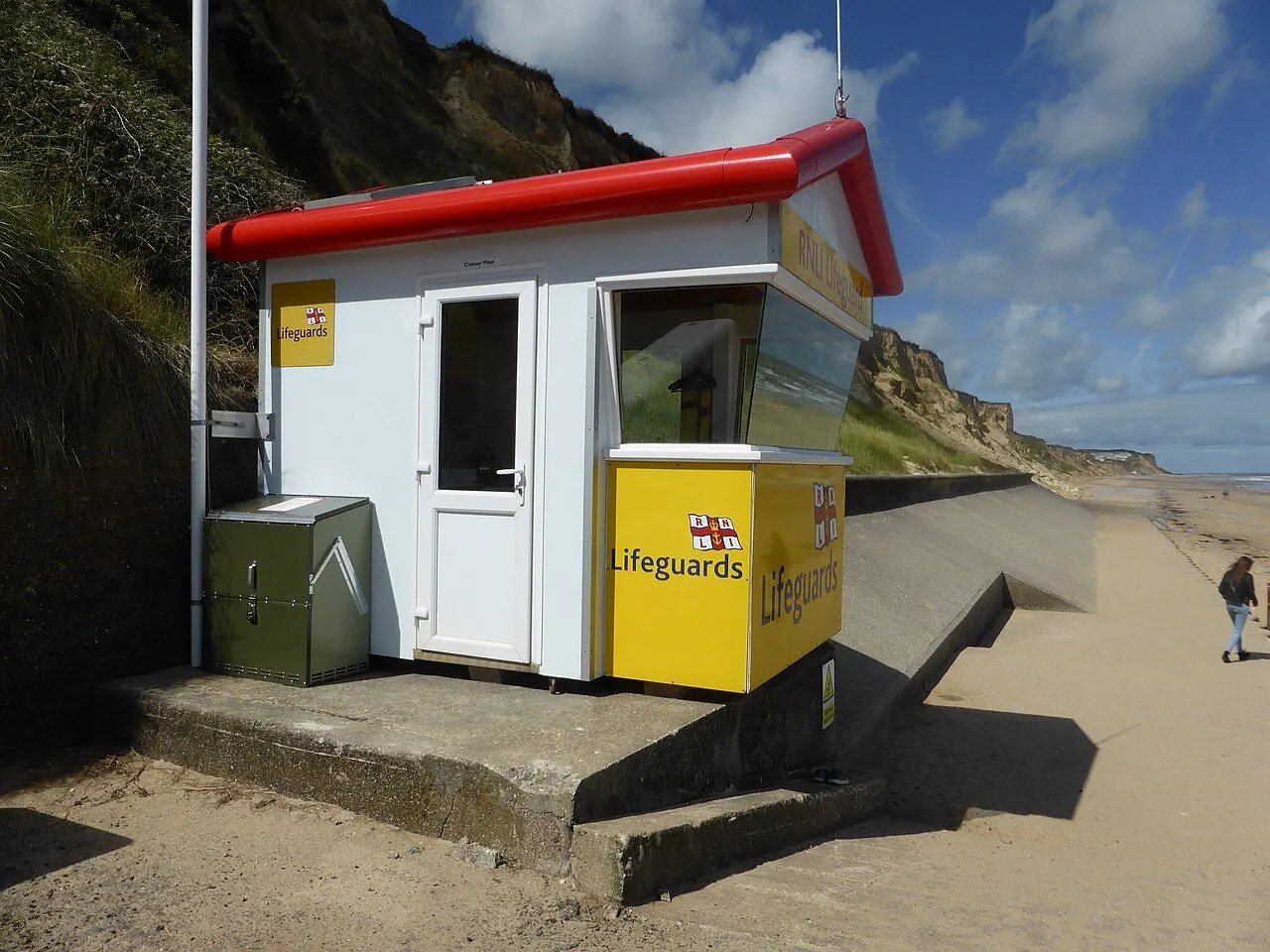 Lifeguard station Cromer beach